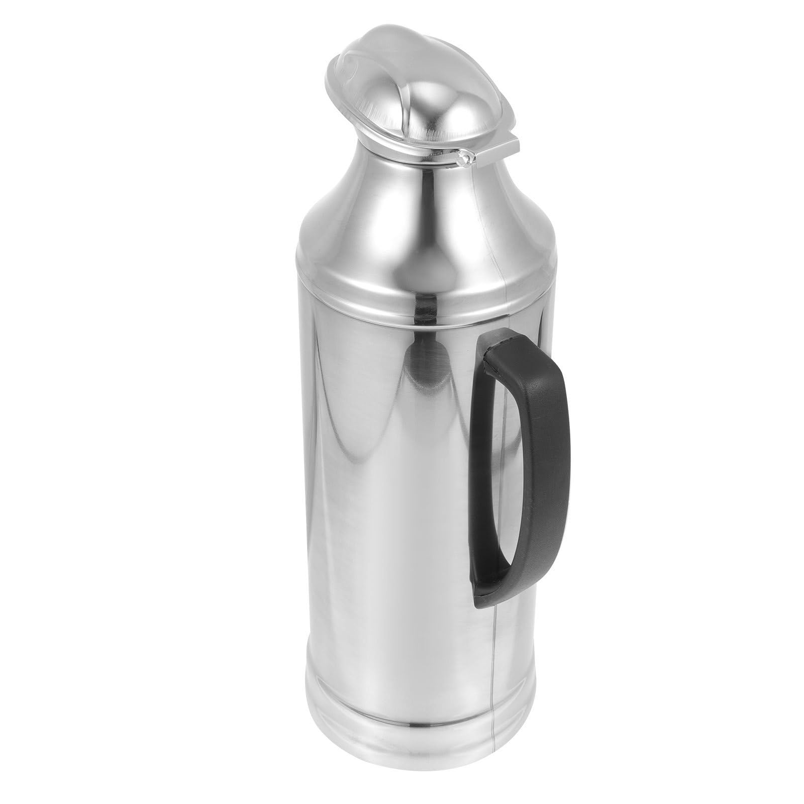 Borraccia Termica in Acciaio Inox con Interno in Vetro, Grande Capacità, Isolamento Termico Affidabile e Salubre per Uso Domestico e Ufficio