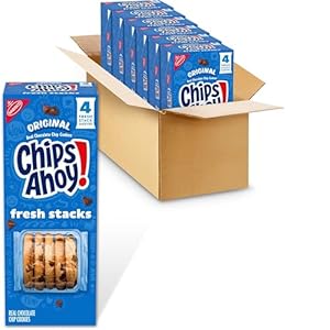 CHIPS AHOY! Fresh Stacks Original Chocolate Chip Cookies, 6-7.76 oz (24 Stacks)