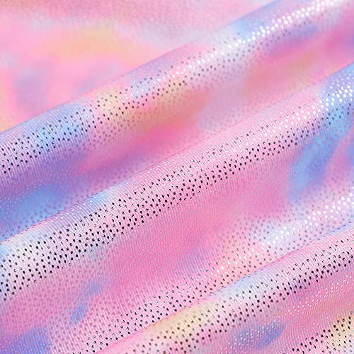HOZIY Gymnastics Leotards for Girls Toddlers Kids Sleeveless Tumbling Outfits for Dance Print
