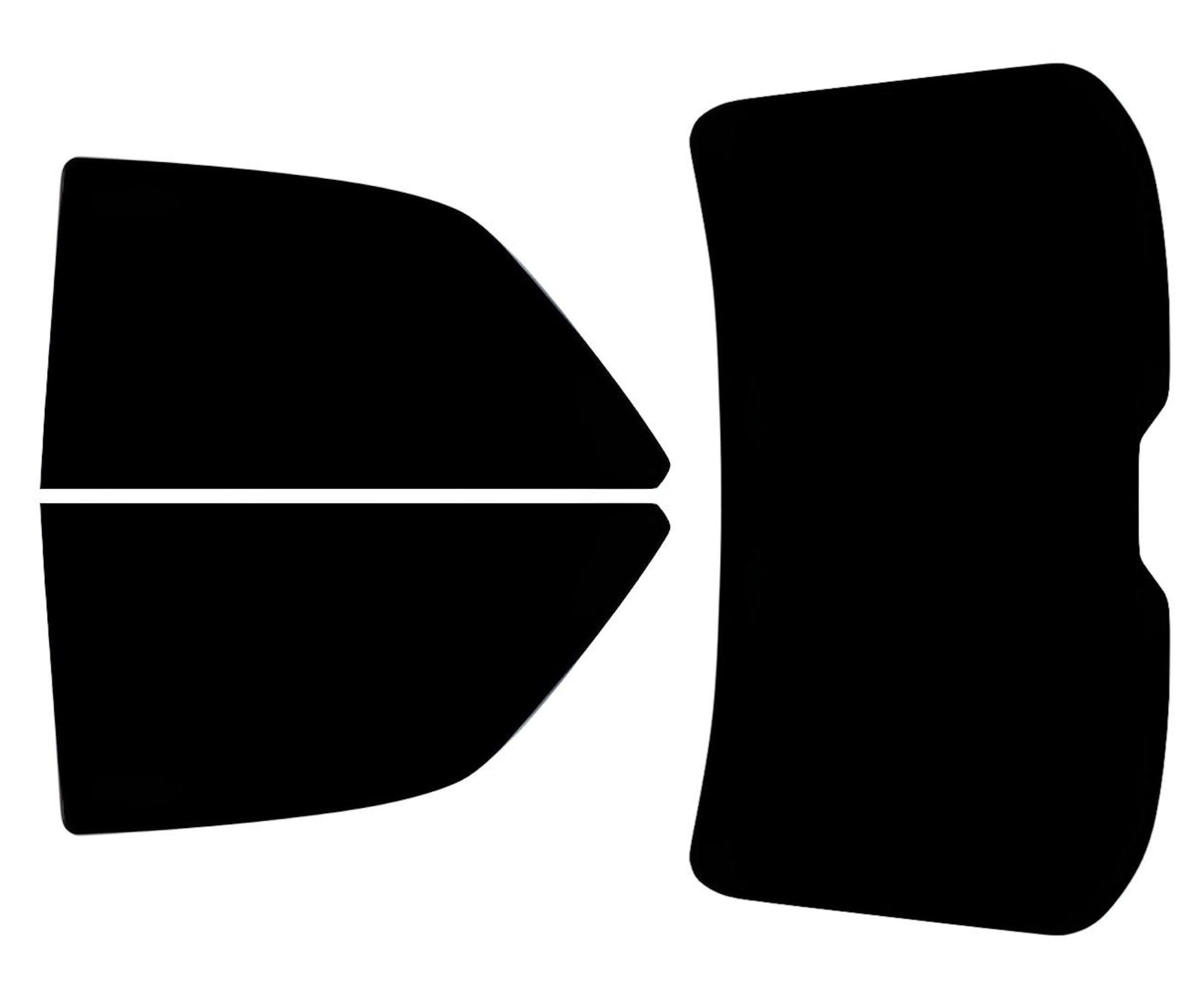 TINTCOM Film Solaire Auto Prédécoupé pour Audi A3 3 Portes 2003-2010 - (05% Noir Fumé Super) - Vitres Latérales Arrière & Lunette Arrière - Ajustement sur Mesure, Protection UV