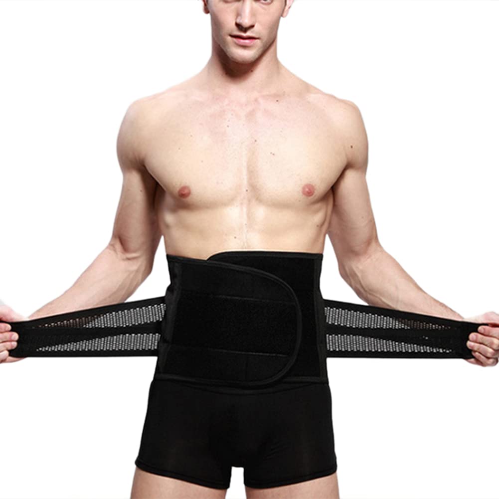 Shapewear Waist Trainer Neopren Bauchweggürtel Schwitzgürtel zum Abnehmen Sport Sauna Effekt Corsage Taillen Trimmer Sauna Gürtel für Herren M-3XL