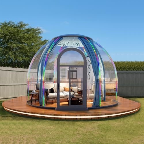 Backyard Dome Tent, Clear Garden Dome Bubble Tent for...