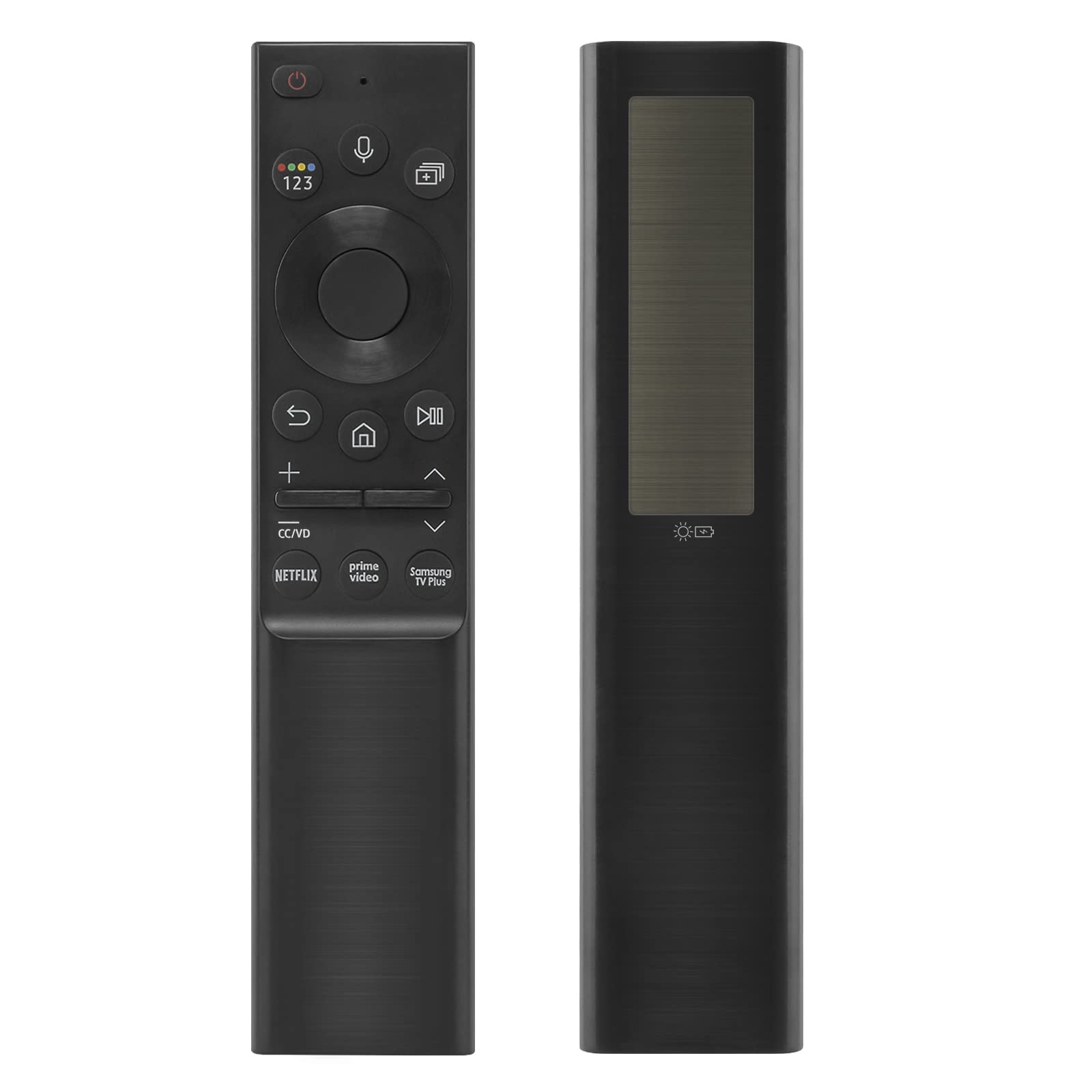 CHUNGHOP Solar Charging BN59-01357 Voice Remote Control Fit for Samsung Smart TVs, Solar Power RMCSPA1EP1 Remote Compatible with Samsung 2021 Neo LED Smart 4K Ultra HD TV, with 3 Shortcut Buttons