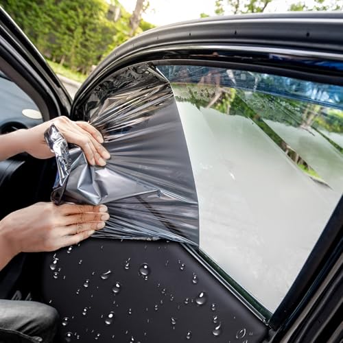 Datanly 2 Pack Car Door Panel Covers Window Tint Tools 41 x 35 Waterproof Car Door Cover Protector Reusable for Window Film Tint Application Car Panel Scratchproof Guard Tool