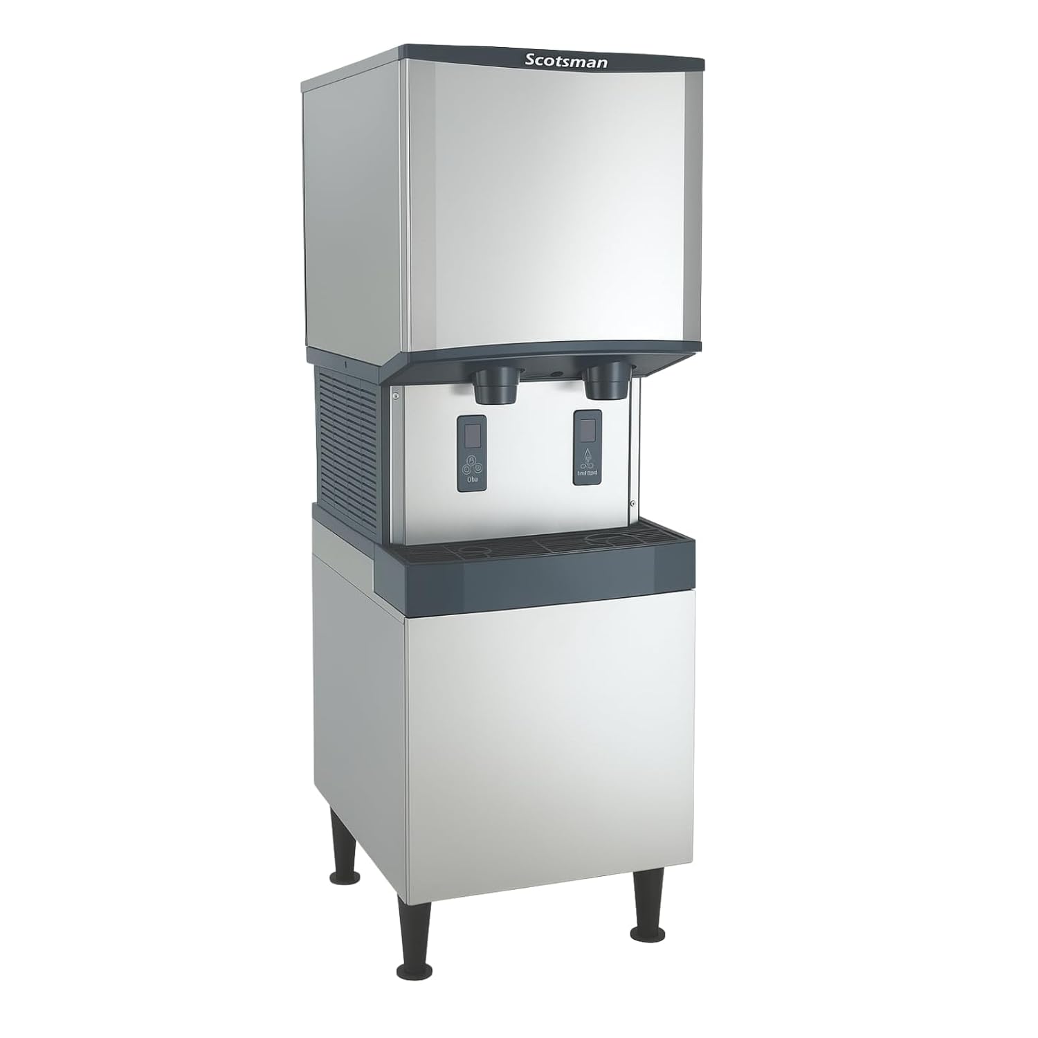 Scotsman Meridian Touchfree Countertop Nugget Ice Maker & Water Dispenser - 260 lb/Day, 12 lb Storage Bin