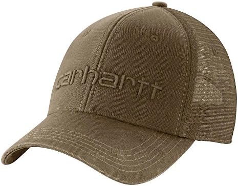 Carhartt mens Dunmore Mesh Back Cap Canvas Mesh-back Logo Graphic Cap (pack of 1)
