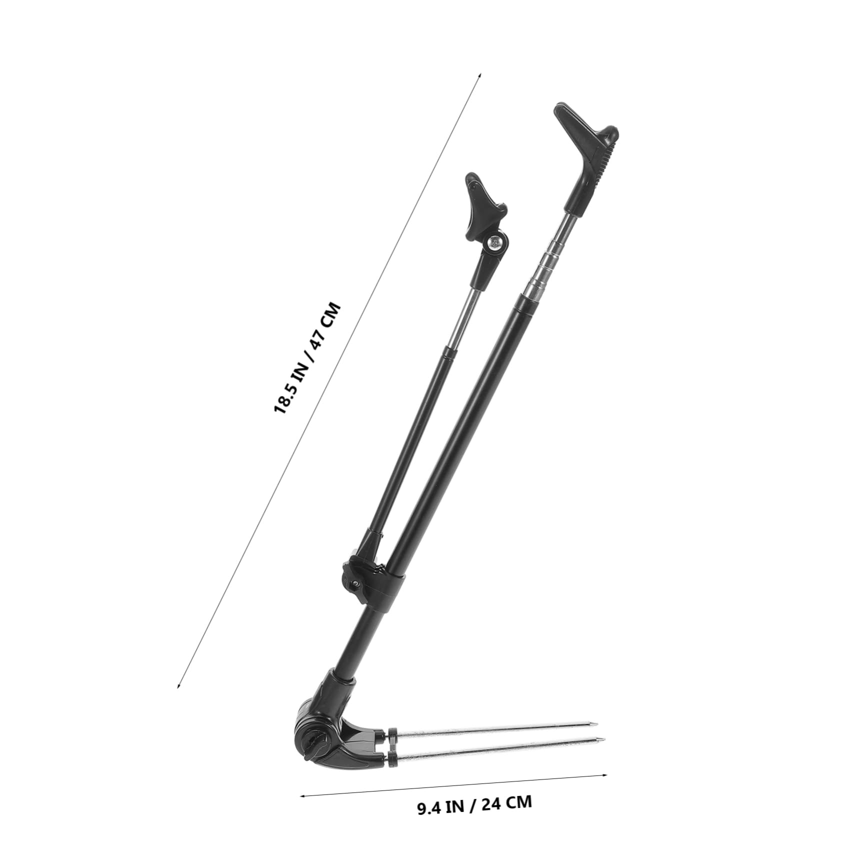 BRIGHTFUFU Fishing Pole Holders for Boat Marine Fishing Rod Holder Anti-slip Base Versatile Use for Beach Bank Boat Easy to Assemble