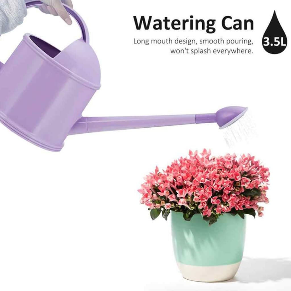 Arrosoirs Arrosoir de Jardin de 3,5 l for Plantes d'intérieur, bonsaï de Fruits, Outil d'irrigation de Fleurs succulentes, capacité de 118 oz(Roze)