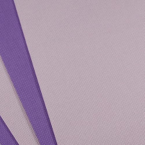 Image of KCS 4 /6 pc of 12 inch x 18 inch(30cmx45cm) 18CT Counted Cotton Aida Cloth Cross Stitch Fabric (4 pc, Lavender+Pink)