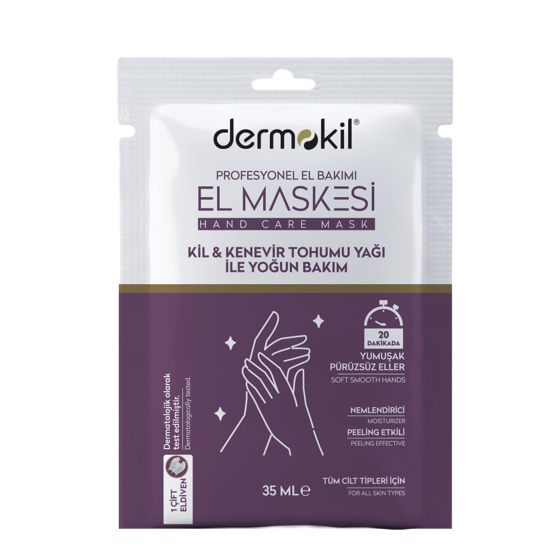 Dermokil Kilden Gelen Güzellik El Maskesi Nemlendirici Peeling Etkili