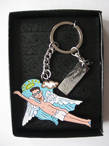 Preisvergleich Produktbild Goebel James Rizzi Schlüsselanhänger Angel of care Schutzengel