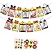 BeYumi Mickey Inspired Photo Banner, 1st Birthday Baby Photograph Bunting Garland for Newborn to 12 Months, Monthly Milestone Birthday Party, Baby Shower Favor, DIY Mickey Theme Party
