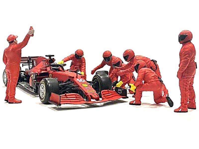 Amazon.com: Formula One F1 Pit Crew 7 Figure Set Team Red Release Amazon.com: Formula One F1 Pit Crew 7 Figure Set Team Red Release