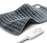 Heating Pad for Back Pain Relief, Electric Heating Pads for Cramps/Abdomen/Waist/Shoulder with 6 Hea