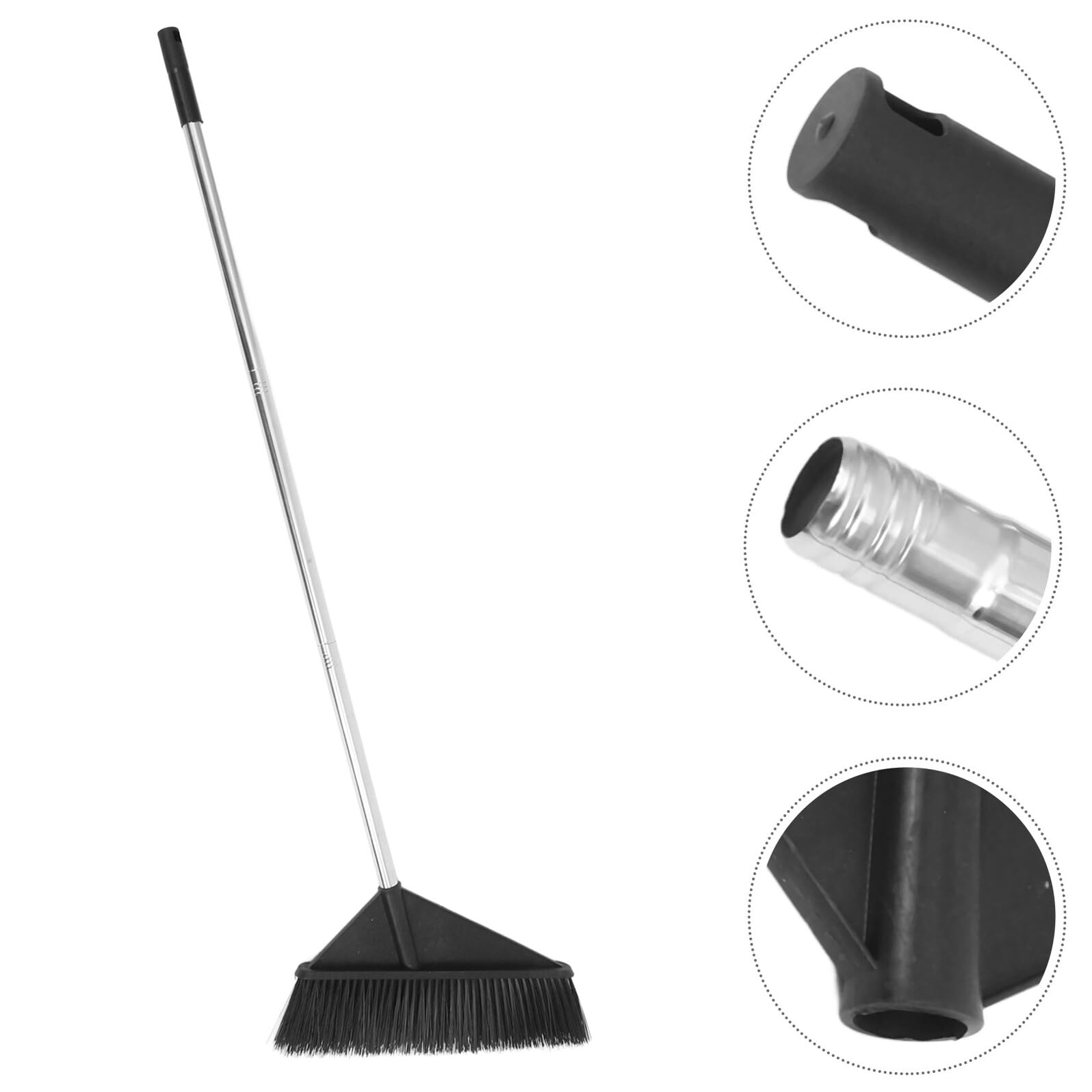 Toyvian Haushaltsbesen mit Steifen Borsten Langlebiger Langstiel für Innen Außenbereich Vielseitig für Garten Büro Betonböden Robustes Design für Effektive Reinigung