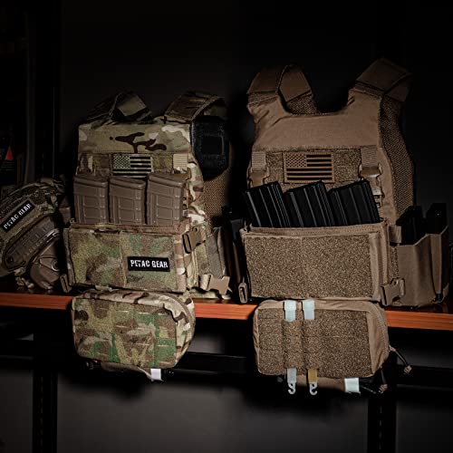 Petac Gear Tactical Drop Pouch For Chest Rig,Small Dump Pouches With Inersets,Multi Mission Hanger Tool Bag … (Mc) #TOP6