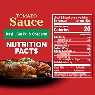 Hunt's Tomato Sauce with Basil, Garlic, and Oregano, Keto Friendly, 8 oz