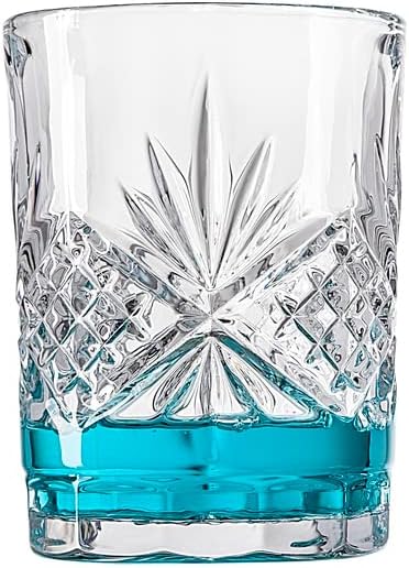 Bathroom Tumbler Cup Glass, Water Glass, Toothbrush Holder - Dublin Crystal Collection, 7oz