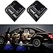 2Pcs 3D Car Door Step LED Welcome Logo Shadow Ghost Light Projector Lamp, No Drill Car Door Courtesy Lights Fits All Car Models