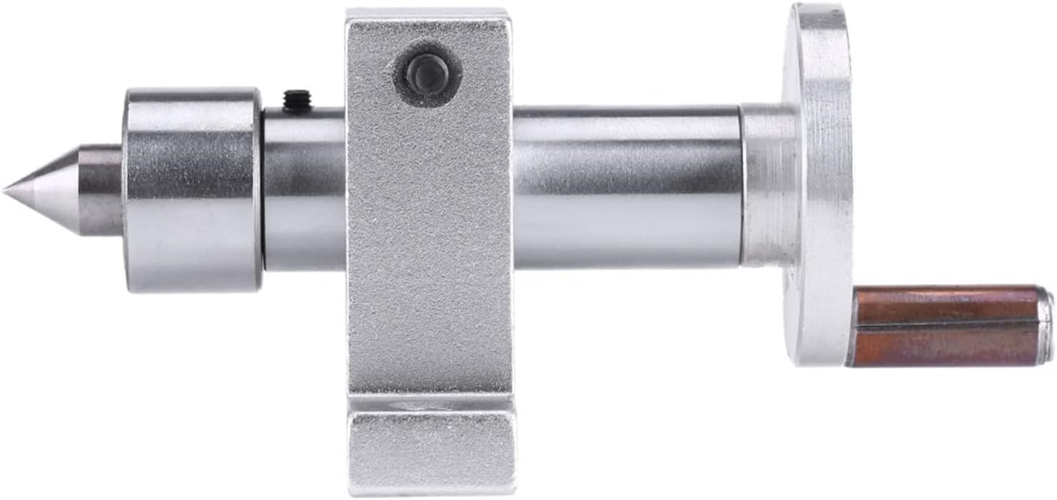 Yctze Double Bearing Live Center for Mini Lathe Machine, DIY Rotary Center Parts, Counterpoint Spindle Holder