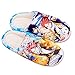 YZJYB Anime Fairy Tail Caliente Peluche Caliente Zapatillas Impresión 3D Etherious • Natsu • Dragneel Coral Fleece Pantuflas para Hombre Mujer,Negro,EU 37.5~39(270)