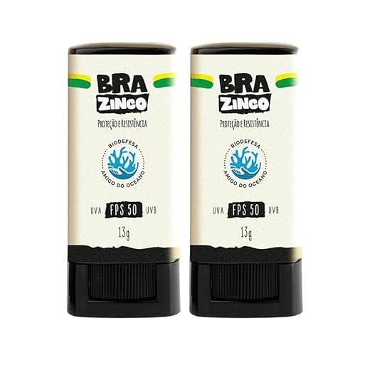 Kit Duo Protetor Solar Brazinco 13g - Incolor