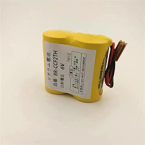 Miniatura 3 de XIAOXX - Batería de litio no recargable de 6 V 5000 mAh BR-CCF2TH para Fanuc A98L-0001-0902A98L-0031-0006 con conector marrón