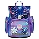 Baagl Schulranzen Mädchen Set 5 Teilig (Ergo Schultasche für 1. Klasse, Mäppchen, Turnbeutel, Schürze, Brustbeutel), Grundschule Ranzen, Ergonomischer Schulrucksack, 19 l (Axolotl)