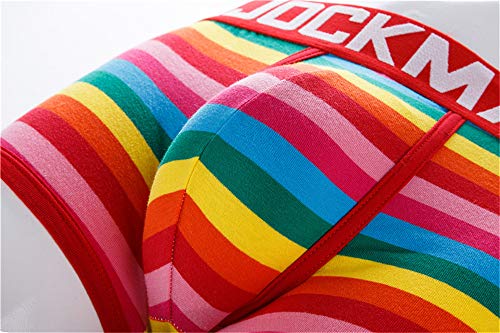 JOCKMAIL Boxer Men Underwear Men Boxer Rainbow Mens Bodysuit Trunks Pants Breathable Underpants4