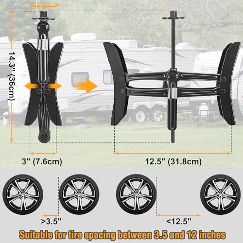 Lezcufer X-Shaped RV Stabilizer Chock