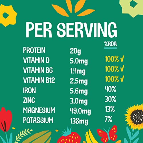 Foto von Vegan Protein Vanille | Keine Sucralose | Veganes Proteinpulver aus 4-Komponenten Pflanzliches Eiweißpulver - Glutenfrei - Ohne künstliche Aromen (Vanille, 1kg ohne Dosierlöffel)