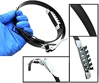 Vista 4 de Big Horn 11774 Abrazadera de banda de 19" de diámetro para colectores de polvo Oasis