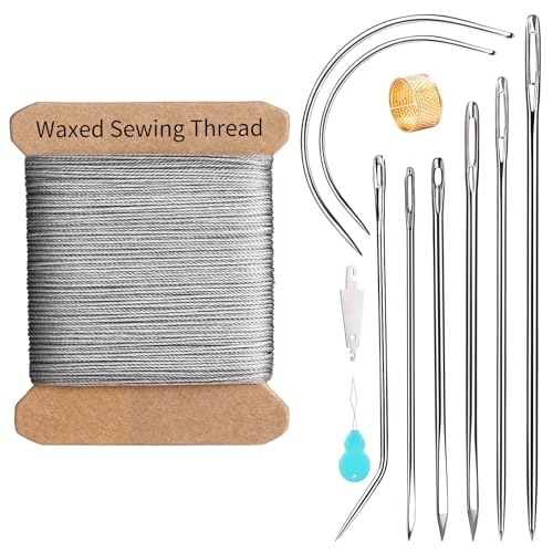 KAQRHFT Repair Sewing Kit, Upholstery Needle and Thread Kit with