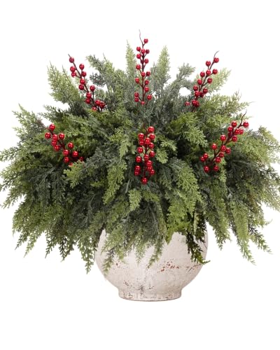 24 Artificial Cedar Branches DROPS TO (24 PC ONLY) - image 1