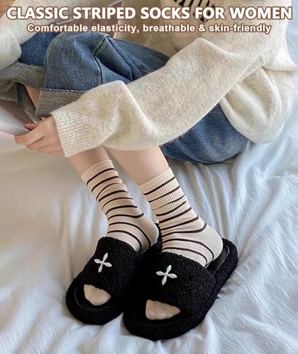 Image of IIG 5 Pairs Womens Novelty Cute Crew Socks Colorful Funny Ankle Socks Gifts for Womens Socks