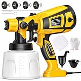 Paint Sprayer,Luckades 850W Electric Spray Paint Tool for House Painting