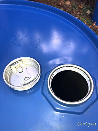 200 Liter Metallfass Spund innen unlackiert Smoker Stahlfass Ölfass Feuertonne Behälter Tonne Blechfass Stehtisch