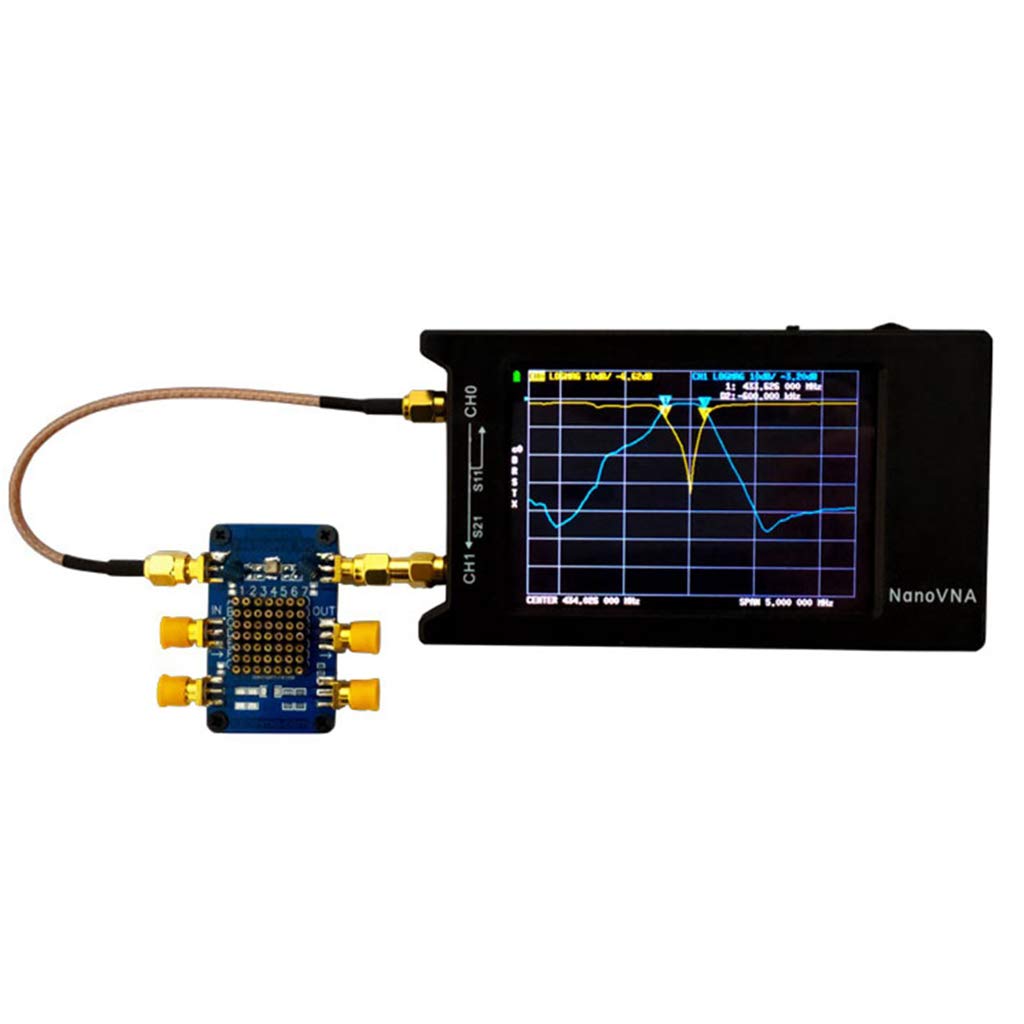 HLLR Power Strips NanoVNA Testboard Kit Analizador de vectores Tablero de Prueba Web VNA RF Demo Set Tool