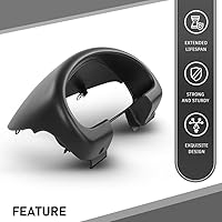 Vista 5 de G-PLUS Borde de bisel del clúster de indicadores Capucha Compatible con Mazda Miata 1990-1993 Reemplazo de bisel del tablero para NA01-55-420B-00