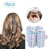 Hair Rollers With Spring Clip Plastic Hair Bangs Roller Self Grip Holding Roller...