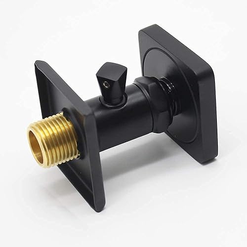 Miniatura 7 de Spray corporal de ducha de latón macizo, chorros de masaje de montaje en pared, cabezal de ducha negro mate que puede girar, el flujo se puede