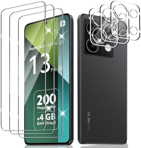 Pellicola Anti Graffi Vetro Temperato Aiziki Per Xiaomi Redmi Note 14S 4G/Note 13 Pro 4G - 2 Pezzi 9H Anti Graffio E Impronte Pellicola Redmi Note 14 - Foto 7