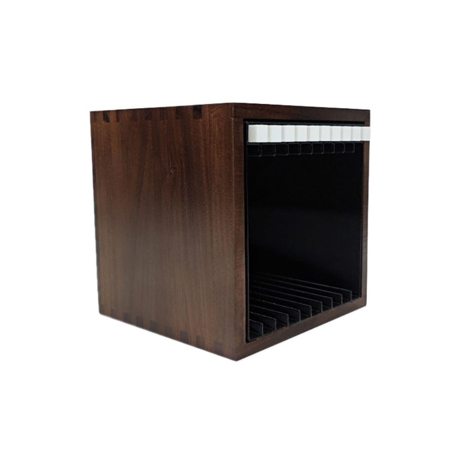Xumh2024-3 cd storage Pop-up Vintage CD Record Rack Home Wooden Album Shelf