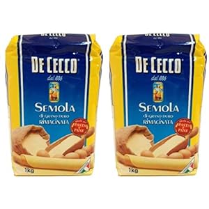 HAB & GUT -LM0024-10- De Cecco Semola di Grano Duro No. 176, (2 x 1 kg)