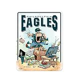 Rico Industries NFL Football Philadelphia Eagles Gary Patterson The Fan 8.5" x 11" Carbon Fiber Metal Parking Sign - Great for Man Cave, Bed Room, Office, Home Décor
