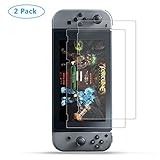 paquete incluye: 2* Protectores de pantalla para Nintendo Switch, 2* Toallitas impregnadas de alcohol, 2* Pegatinas para eliminar el polvo, 2* Paño de microfibras, 1* Tarjeta de escobilla de goma