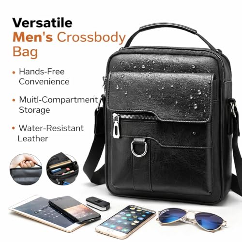 Image of CAVALO - Be Unique Sling Bag| Waterproof | Slim Crossbody Side Bag for Men & Women | Hard Shell Anti-Theft for Travel & Daily Use| Six Pocket|