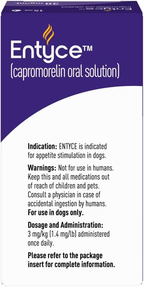 Entyce Dog Appetite Stimulant | Oral Solution for Dogs | 30mg/ml - 15 ml