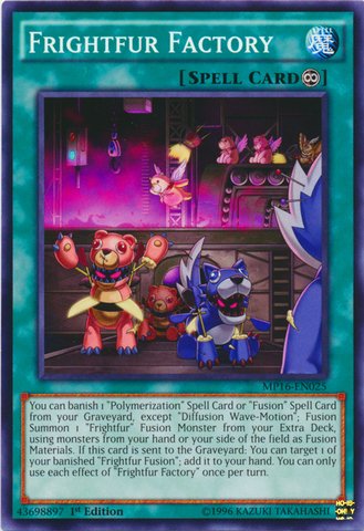 YU-GI-OH! - Frightfur Factory (MP16-EN025) - Mega Pack 2016 - 1st Edition - Common