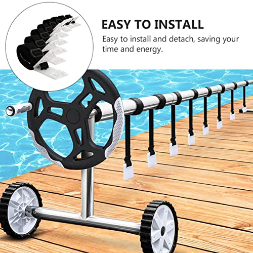 Sosoport Capa Solar de Piscina Kit de Alça de Capa Solar de Piscina Fivelas de Capa de Piscina Solar